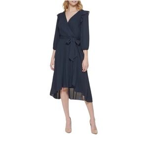 NWOT Tommy Hilfiger Surplice Midi Dress